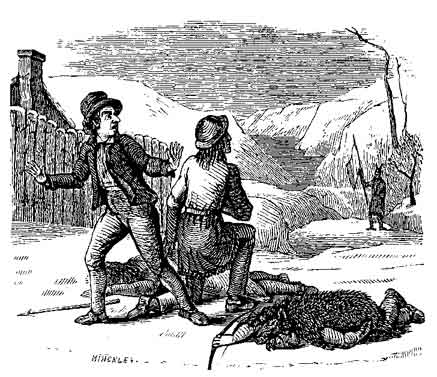 They had scarce commenced searching their
victim.