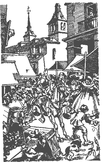 "Yo, viendo que era batalla nabal, y que no se hab&iacute;a de hacer a caballo, quise apearme...."