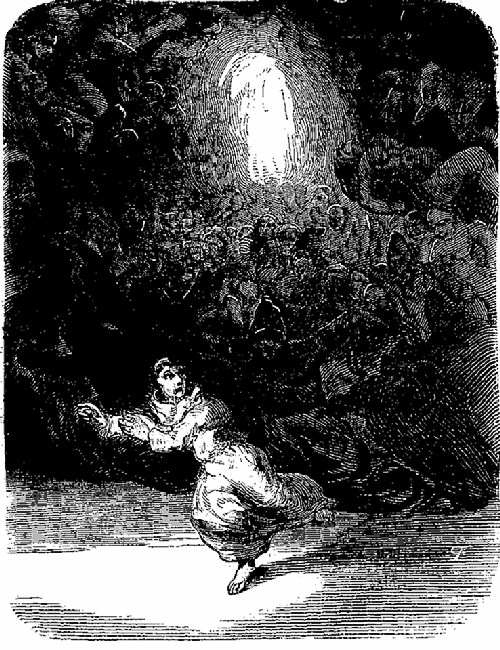 La foule vint et l'espace
fut rempli de voix...