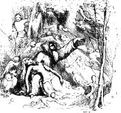 [Illustration:
               Jack delivereth the Lady from the Enchanter]