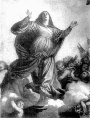 TITIAN. ACADEMY, VENICE

VIRGIN. FROM ASSUMPTION OF THE VIRGIN.