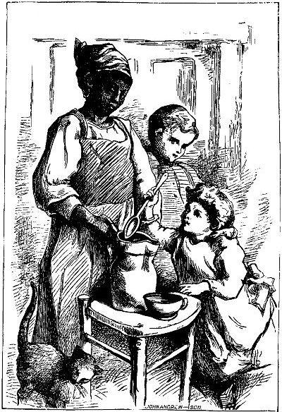 Making Molasses Candy.&mdash;Page 92.