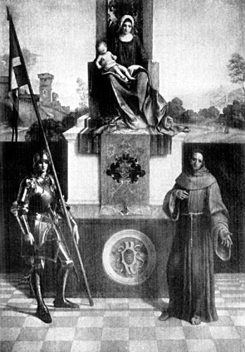 ALTAR-PIECE BY GIORGIONE
At Castel Franco