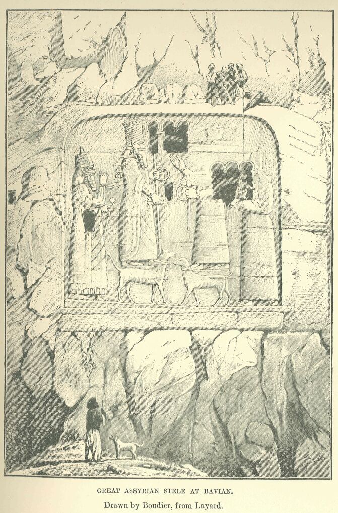 069.jpg Great Assyrian Stele at Bavia�t. 