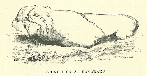 087.jpg Stone Lion at Hamad�n 