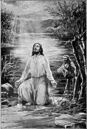 THE ANOINTING OF JESUS
AT HIS BAPTISM

"God anointed Jesus of Nazareth with the
Holy Ghost and with power." Acts 10:38.
(See Matt. 3:16.)