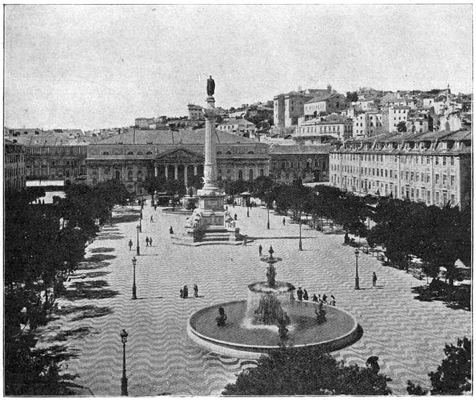 De Pra&ccedil;a de Dom Pedro IV (Rocio) te Lissabon.