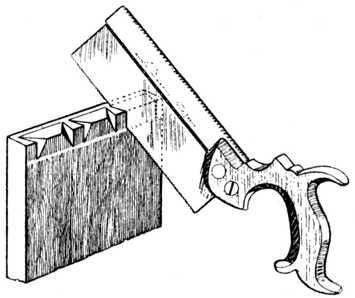Fig. 274.&mdash;&mdash;Removing the Waste Wood.