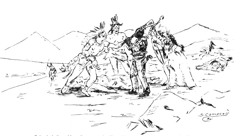 Crippled But Not Conquered&mdash;The Fight with Yellow Dog's
Tribe