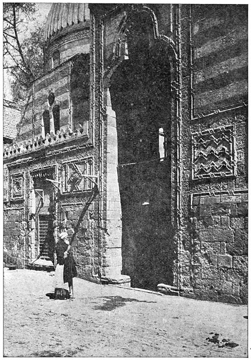 Moskee te Ka&iuml;ro van buiten.