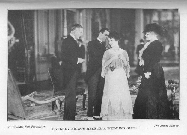 Beverly brings H�l�ne a wedding gift.