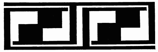 Fig. 300&mdash;Simple rectangular design