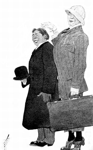 He was so bashful that his voice blushed when he used it

Page 151