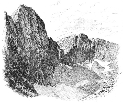 Punta della Maled�a e Cima del Murajon dal Passo del
Pagar�.