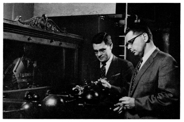 Figure 19.&mdash;Curators John B. Blake and George Griffenhagen