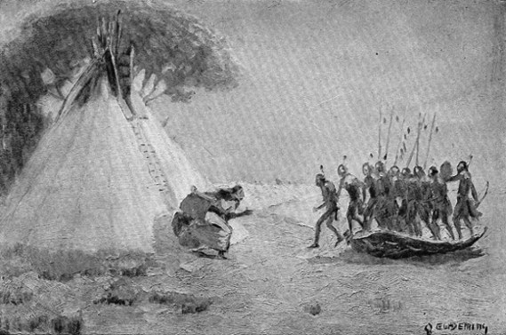 SHE TOOK UP HANDSFUL OF ASHES TO THROW INTO THEIR FACES.

Page 227