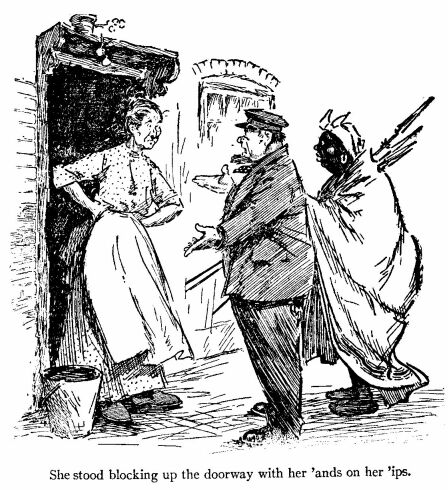 She Stood Blocking up the Doorway With Her &lsquo;ands on Her &lsquo;ips. 