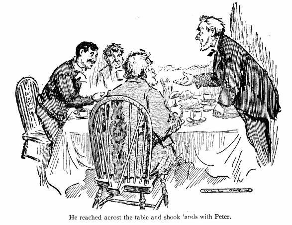 &lsquo;He Reached Acrost the Table and Shook &lsquo;ands With Peter.&rsquo; 