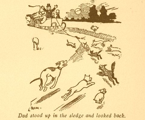 Dad Stood up in the Sledge 267