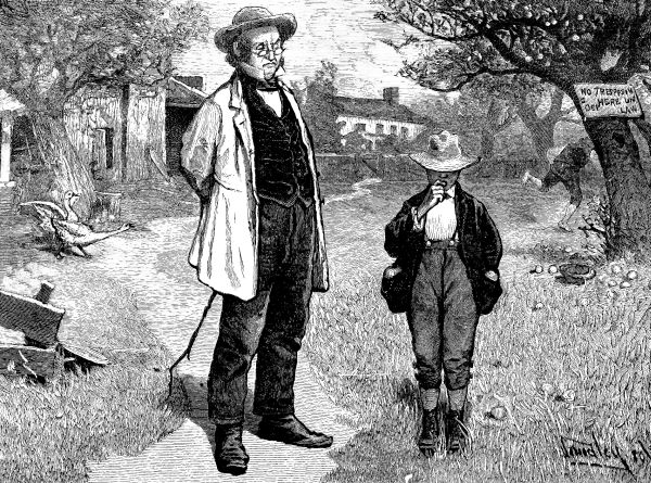 CAUGHT IN THE ACT.&mdash;Drawn by W.&nbsp;T. Smedley.