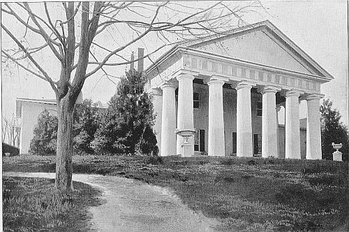 ARLINGTON HOUSE&mdash;Formerly the Home of General Robert E. Lee.