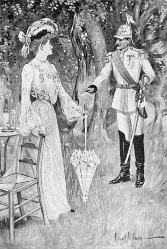 “‘I BELIEVE,’ HE SAID, ‘THAT YOU OUGHT TO KISS&mdash;MY
HAND.’”