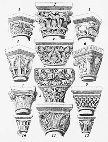 Bocherville.
Sculptured Capitals.