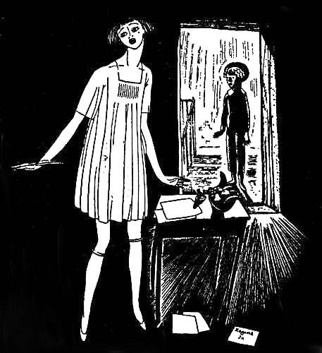 “Never in his life had Rollo seen such a strange
woman”