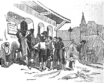 He struck the axe into the middle of the
ordinance.