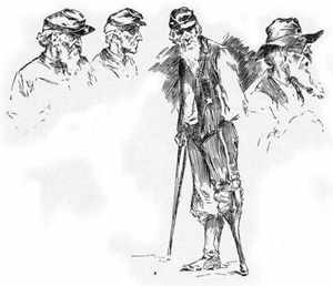 And some's
a-limpin' round here yit&mdash;