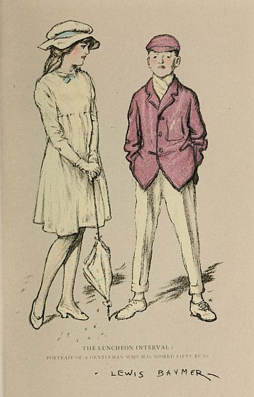 THE LUNCHEON INTERVAL
PORTRAIT OF A GENTLEMAN WHO HAS SCORED FIFTY RUNS