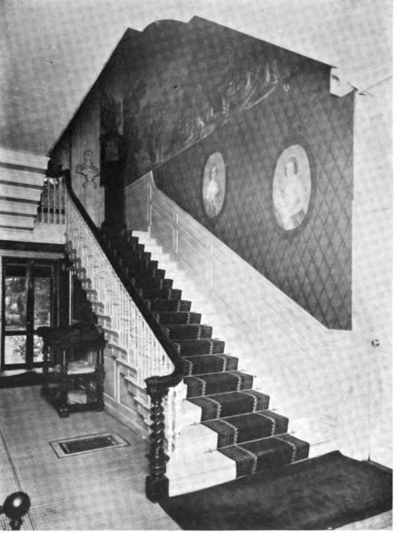 Plate XVII.&mdash;Hallway, "The Lindens."