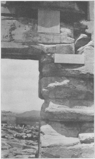 Figure 8

View of the N. side of the door in the W. wall