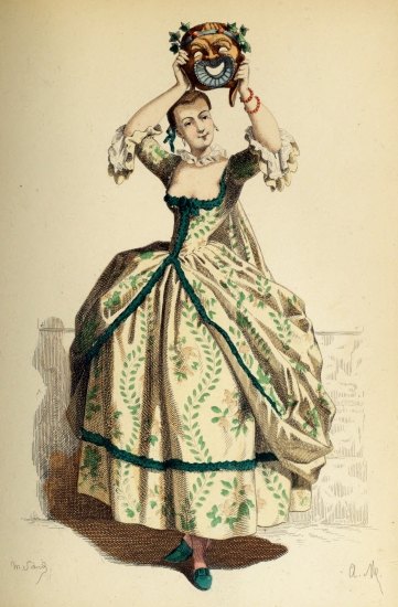 THE
ITALIAN COMMEDIA DELL'ARTE, OR IMPROMPTU COMEDY