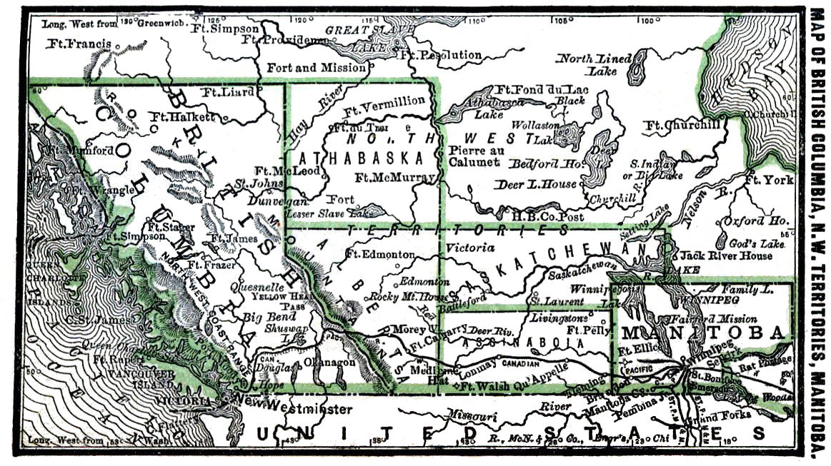 Map of British Columbia etc.