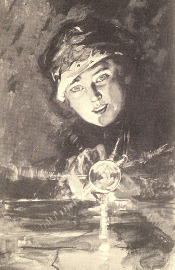 With trembling fingers she spelled out her reply, giving the address and
adding, "Come quick!"