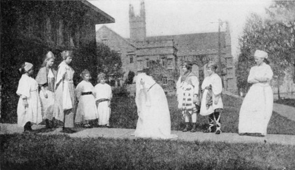 Fig. 4.&mdash;Esther dances before the king