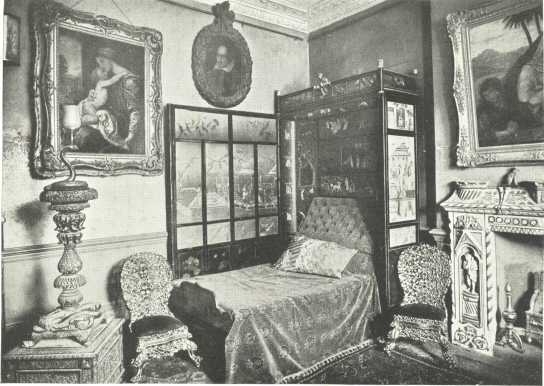 A Corner in &lsquo;The Pines,&rsquo; showing the Chinese Divan
described in &lsquo;Aylwin&rsquo;