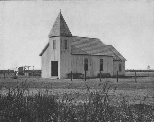 IMPERIAL CHURCH&mdash;FIRST WOODEN BUILDING IN LOWER COLORADO
DESERT 