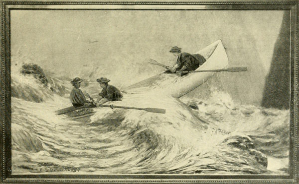 In the Midst of a
Grand Canyon Rapid.