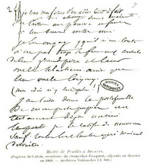 Dict�e de Praslin � Decazes