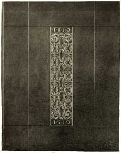 BOOKBINDING IN DARK BLUE CALF, WITH GOLD TOOLING.
DESIGNED BY PROF. HUGO STEINER-PRAG, EXECUTED BY HÜBEL AND DENCK