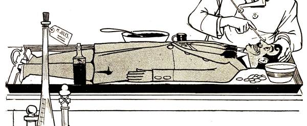 Of course the face
was made of the white dough