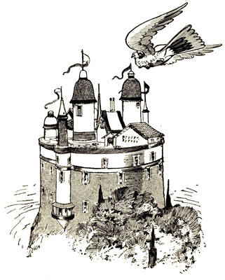 an enormous palace that seemed to
be made of pure gold