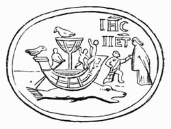 Illustration: Fig. 118.&mdash;A Seal from the Catacombs.