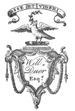 image of book-plate not available: Wil
Duer
Esqr.