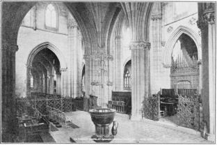CHURCH OF ST. GEORGE, DONCASTER, YORKS, ENGLAND,
INTERIOR.