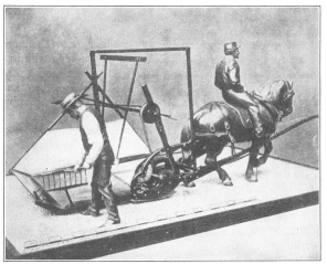 McCormick’s first reaper.

From a model