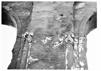 Fig. 39.&mdash;RAḲḲAH, CAPITALS OF ENGAGED COLUMNS, MOSQUE.
