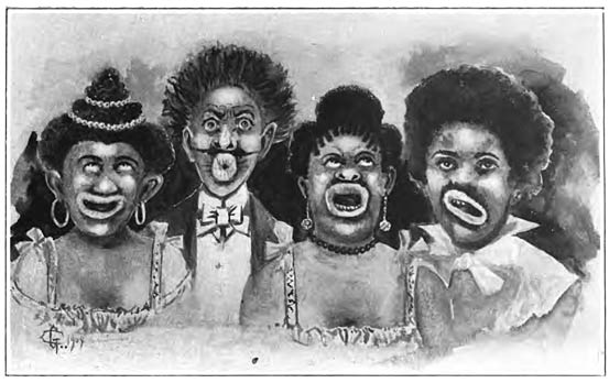 &ldquo;The Dusky Quartette&rdquo;